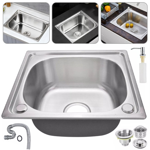 Small single bowl - single, square