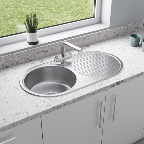 Round inset stainless steel - inset,