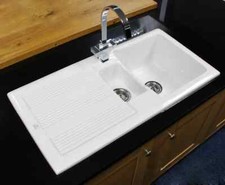 Ceramic 1.5 Bowl Kitchen Sink