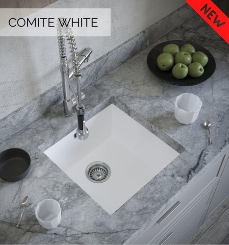 Matt white comite single - white,