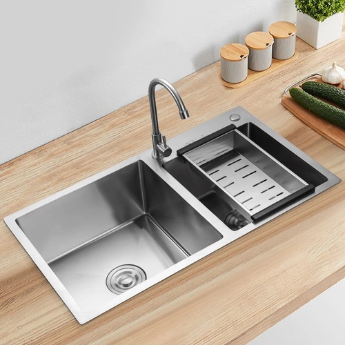 Modern stainless steel - steel, inset